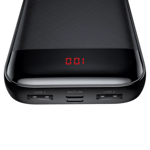 Внешний аккумулятор Baseus Power Bank 20000mAh Mini Cu Digital LCD Black (PPALL-CKU01): Тип батареи Литий-ионные