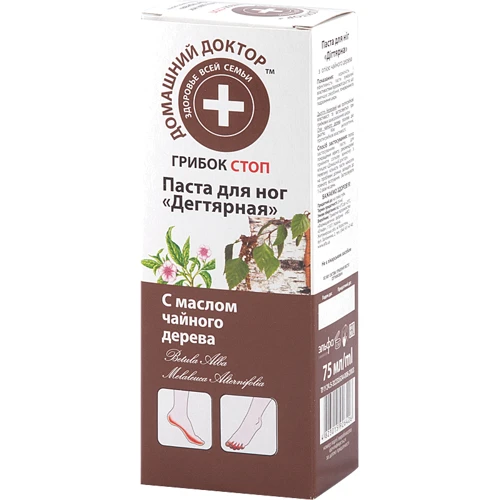 Домашній Лікар Паста для ніг дігтярна 75 ml