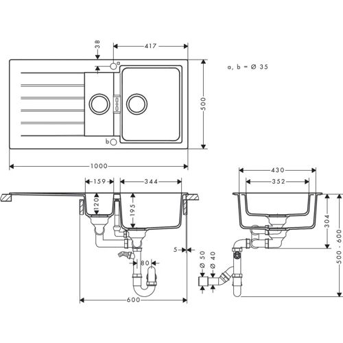 Hansgrohe S520-F530 43357170
