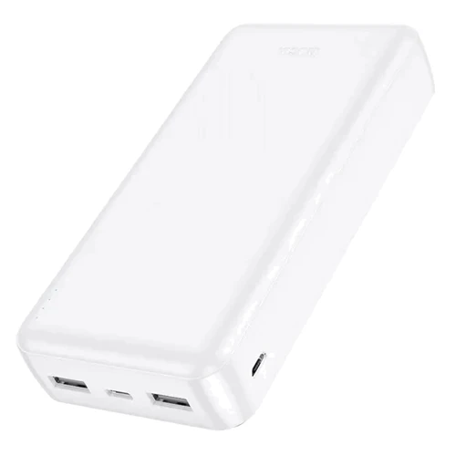 Внешний аккумулятор Hoco Power Bank 20000mAh J100A High-Ranking White: Количество USB 3
