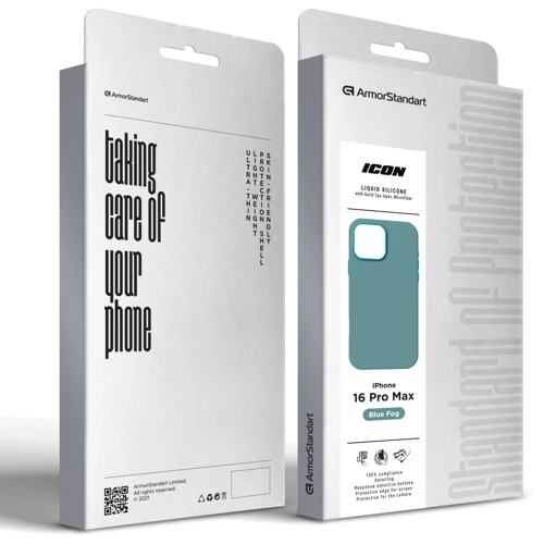 Чехол для iPhone ArmorStandart ICON2 Case Blue Fog for iPhone 16 Pro Max (ARM79644) фото 8