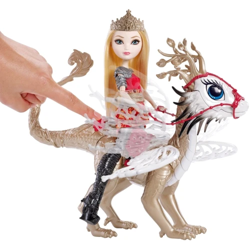 Лялька Ever After High "Епл Вайт: Вершниця" з м / ф "игри драконів" (DKM76) фото 5