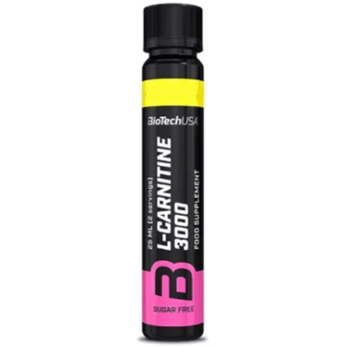 Жиросжигатель BioTechUSA L-Carnitine ampule 3000 mg 25 ml / 1 serving / Orange