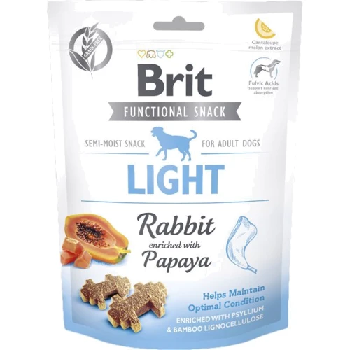 Лакомство Brit Care Light для собак, кролик с папайей 150 г (8595602539956)