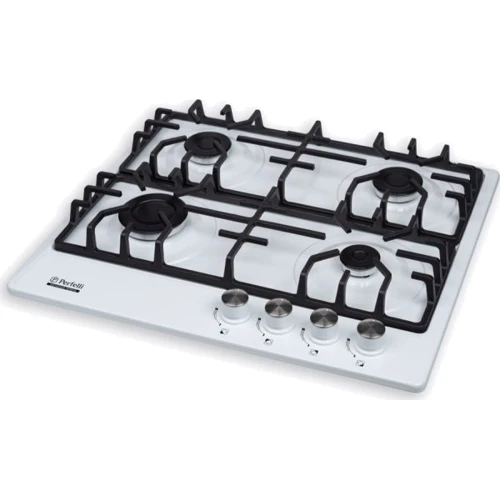 Варочная поверхность газовая Perfelli HGM 61020 WH: Рабочая поверхность эмаль