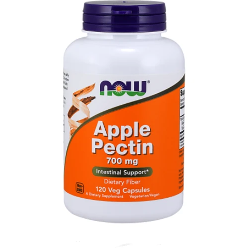 Now Food Apple Pectin 700 mg Яблочный Пектин 120 вегетарианских капсул