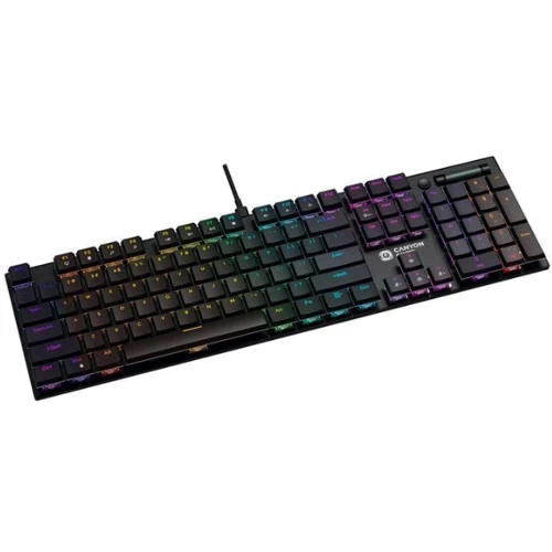 Клавиатура Canyon Cometstrike GK-55 RGB (CND-SKB55-US): Количество клавиш 104