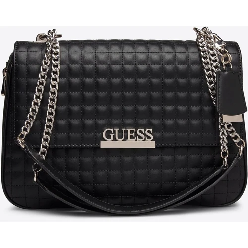 Женская сумка через плечо Guess Matrix Shoulder Bag черная (HWVG7740200-BLA)