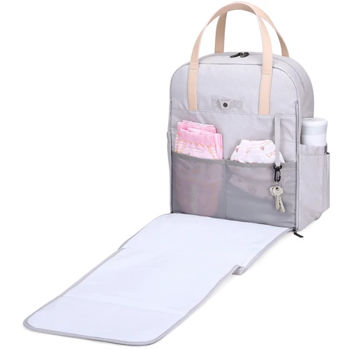 Сумка для мамы Mommore светло-серая (0090210A022)