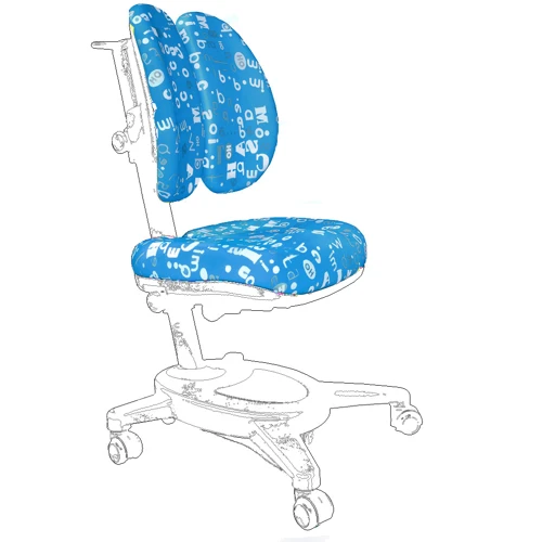 Чохол ABK блакитний з буквами (Y-115): Виробник Mealux