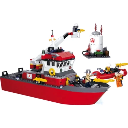 Конструктор Sluban Пожарный катер (M38-B0630)
