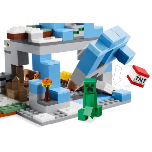 Конструктор LEGO Minecraft Заледенілі вершини (21243): Кількість деталей, шт. 304