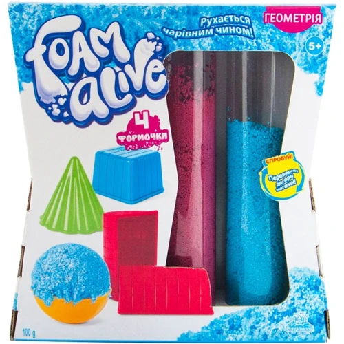 Набор с воздушной пеной для детского творчества Foam Alive - Геометрия (5905): Производитель Foam Alive
