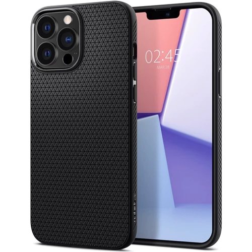 Чохол для iPhone Spigen Liquid Air Matte Black (ACS03258) for iPhone 13 Pro