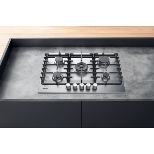 Варильна поверхня Hotpoint-Ariston PPH75GDFIX: Розташування панелі спереду