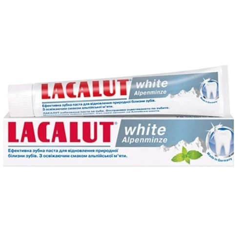 Lacalut White Alpenminze Зубная паста Альпийская мята 75 ml