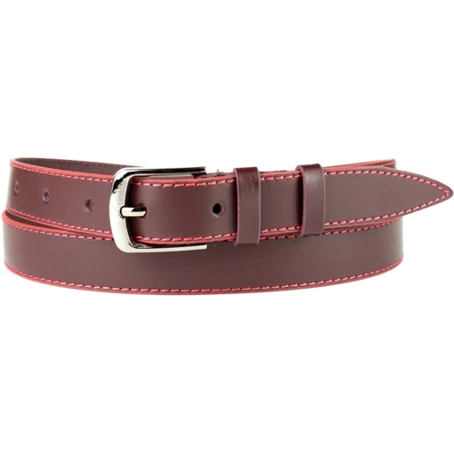 Женский ремень Giorgio Ferretti бордовый (GI-MY-25-078)