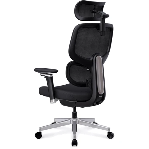 Кресло Mealux D2 Air Fabric Black (HF-D2 F/B): Материал корпуса Пластик, Металл