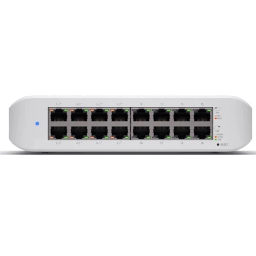 Мережевий комутатор Ubiquiti USW-Lite-16-PoE: Порти только Gigabit Ethernet (10/100/1000)