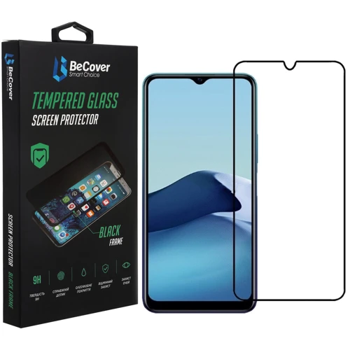 Аксессуар для смартфона BeCover Tempered Glass Black for Vivo Y11s (707312)