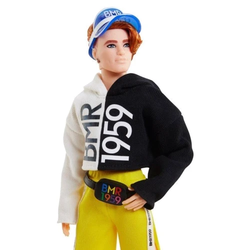 Коллекционная кукла Mattel BMR 1959 Кен в двухцветном худи фото 6