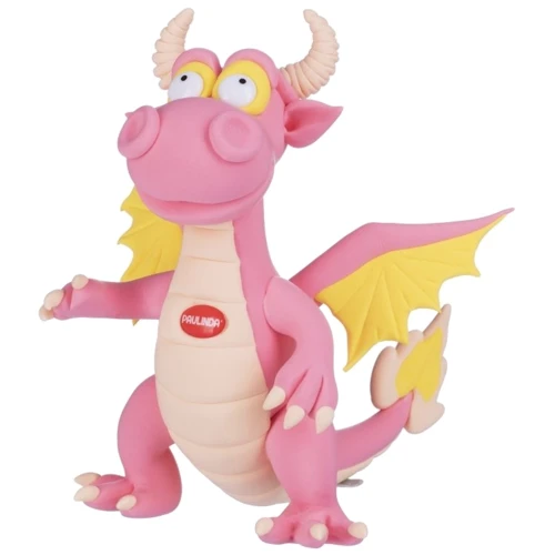 Масса для лепки Paulinda Super Dough Cool Dragon Дракон розовый (PL-081378-15): Производитель PAULINDA