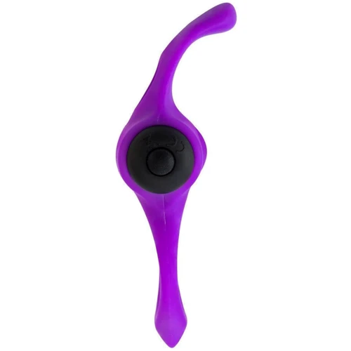 Эрекционное кольцо Adrien Lastic Lingus MAX Violet с вибрацией