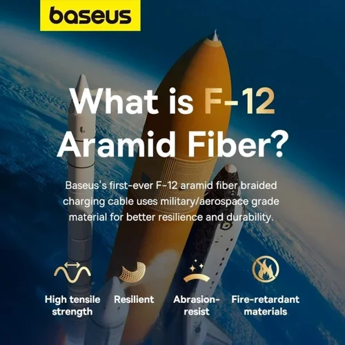 Кабель Baseus Cable USB-C to USB-C Unbreakable Series Fast Charging 100W 2m Black (P10355800111-01) фото 6