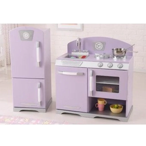 Ігровий набір Кухня KidKraft Lavender Retro Kitchen & Refrigerator (53290)