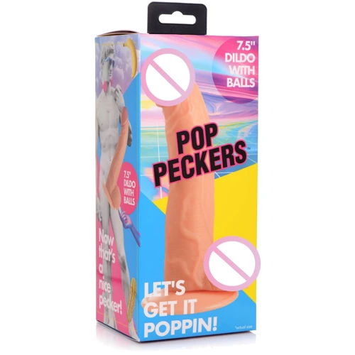 Фаллоимитатор Pop Peckers 7.5" Dildo Light