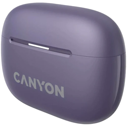 Наушники Canyon TWS-10 OnGo ANC ENC Purple (CNS-TWS10PL): Тип крепления без креплений