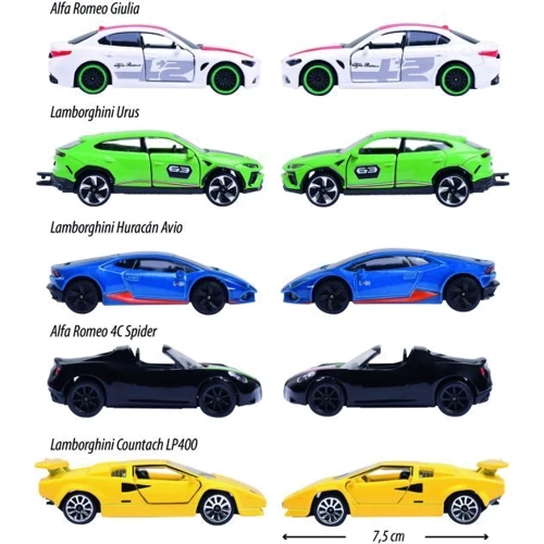 Набор металлических машинок Majorette Итальянская мечта 7.5 см 5 шт (2053178)