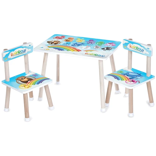 

Столик с двумя стульчиками Bambi Радуга (M 501-2)
