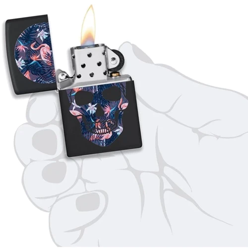 Зажигалка ZIPPO 218 Flamingo Skull Design (49771) фото 4