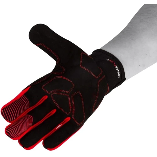Велоперчатка PowerPlay 6607 Black/Red L (PP_6607_L_Red/Black): Пол Унисекс