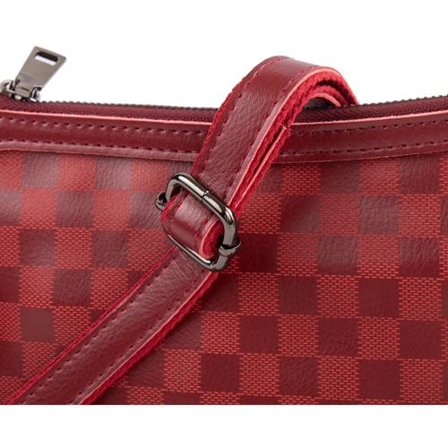 Женская сумка через плечо Valiria Fashion красная (ODA8207-7): Фактура Гладкая, Матовая