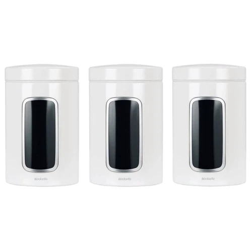 Емкость для хранения Набор емкостей с крышками Brabantia CANISTERS (1,4 л, 3 шт) (15 12 24) фото 1