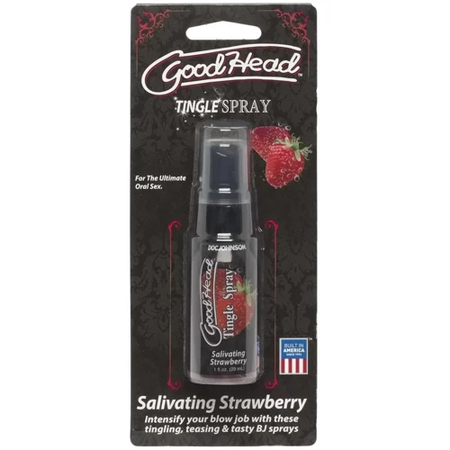 Спрей для минета Doc Johnson GoodHead Tingle Spray – Strawberry (29 мл) со стимулирующим эффектом