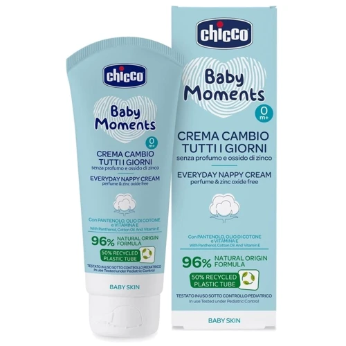 Крем защитный под подгузник Chicco Baby Moments с пантенолом 100 мл (11641.00)