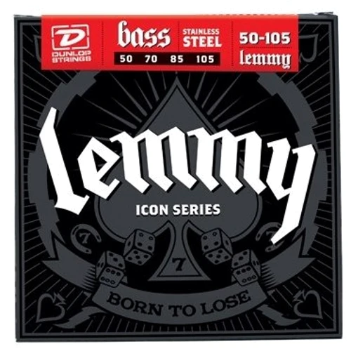 Струна для гитар Струны DUNLOP LKS50105 LEMMY SIGNATURE (50-105)