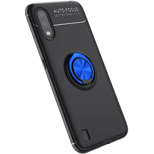

Tpu Case Tpu Pc Deen ColorRing Magnetic Holder Black/Blue for Samsung A015 Galaxy A01