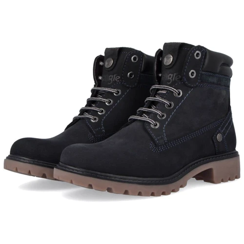 Черевики Wrangler Creek Fur S (WL12500R-016) 37 сині натуральний нубук зима фото 4