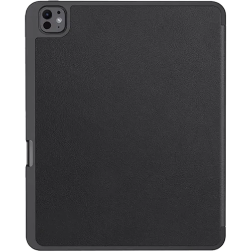Аксесуар для iPad AirOn Premium SOFT Case Black для iPad Pro 13 2024 M4: Особливості режим автопробуждения/сна, Стильный дизайн, защита от царапин, Складывается в подставку