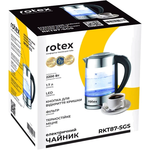 Электрочайник Rotex RKT87-SGS