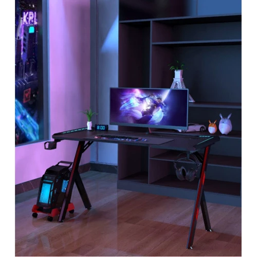 Геймерський стіл GT Racer 120x60x73 см Black (T-1241)