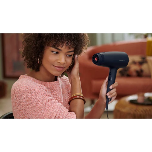 Фен Philips ThermoProtect BHD360 / 20: Додаткові параметри Мощные, Диффузор, Ионизация, Концентратор, Подача холодного воздуха, Петля для подвешивания