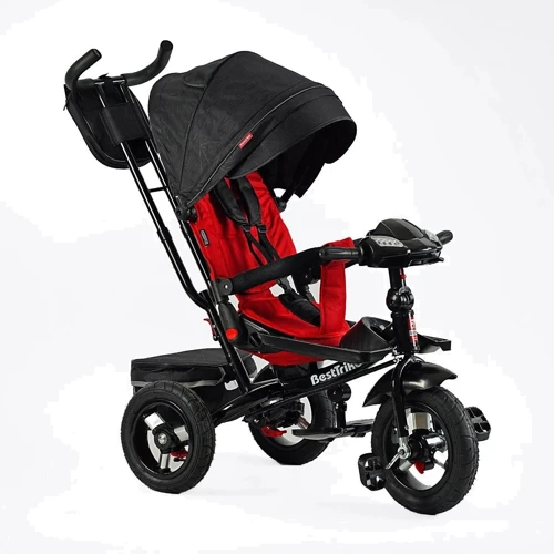 Дитячий велосипед Best Trike 3-х колісний чорно-червоний (6088F 789-05)