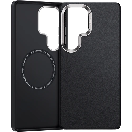 Чехол для телефонов Benks MagClap VitaPro LeathrX Black for Samsung S938 Galaxy S25 Ultra: Цвет черный