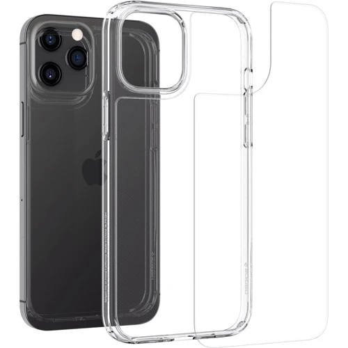 Чехол для iPhone Spigen Quartz Hybrid Crystal Clear (ACS01621) for iPhone 12 Pro Max: Тип чехла накладка на заднюю часть
