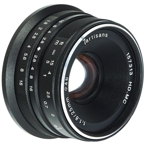 Объектив для фотоаппарата 7Artisans 25mm f1.8 (Canon EOS-M Mount)